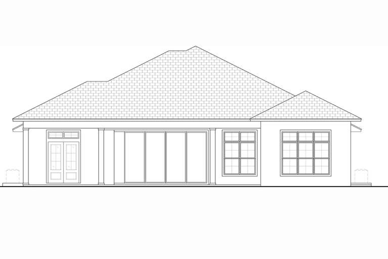 Contemporary House Plan #5565-00137 Elevation Photo