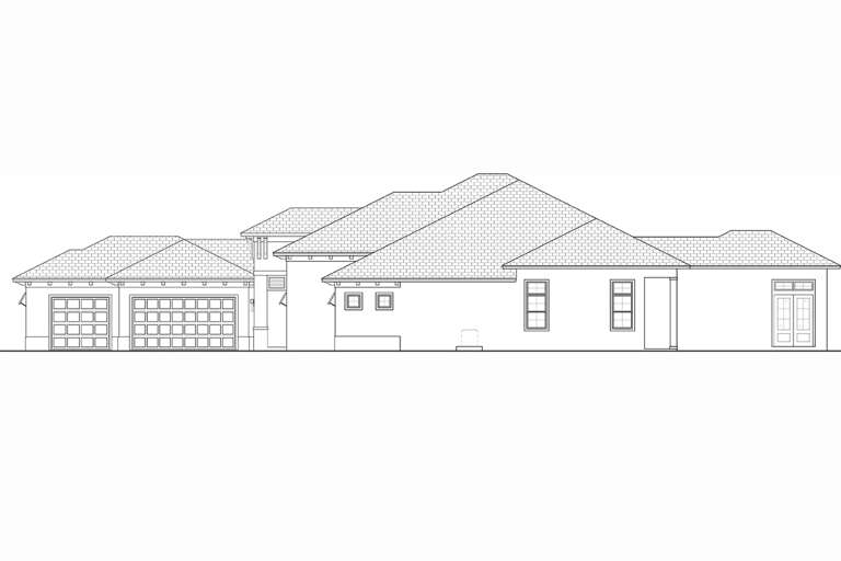 Contemporary House Plan #5565-00137 Elevation Photo