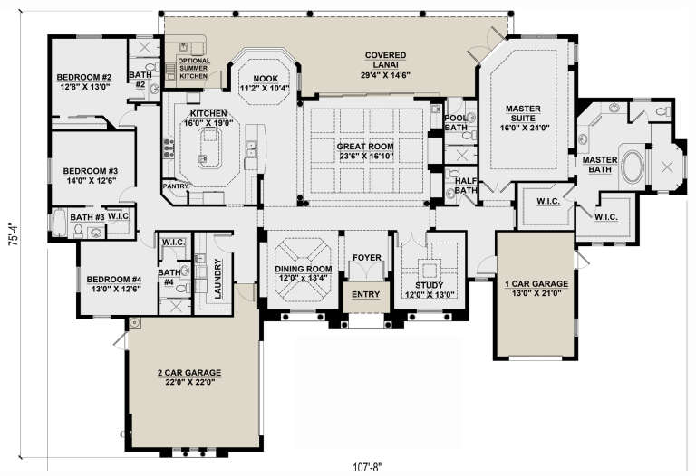House Plan House Plan #26484 Drawing 1