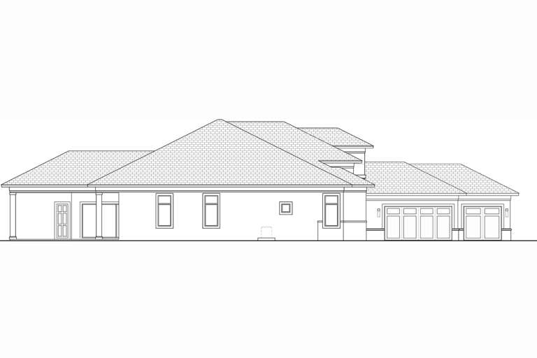 Contemporary House Plan #5565-00140 Elevation Photo