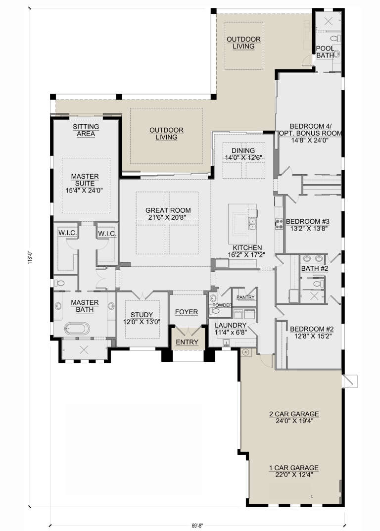 House Plan House Plan #26485 Drawing 1