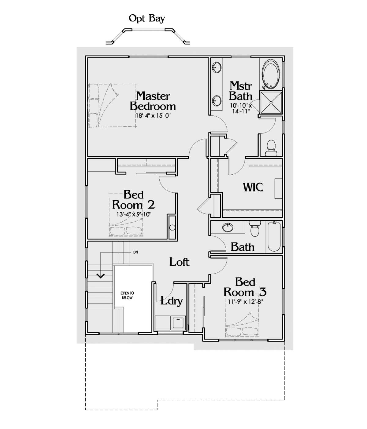 Second Floor for House Plan #6785-00003