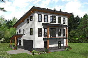 Modern House Plan #940-00457 Elevation Photo