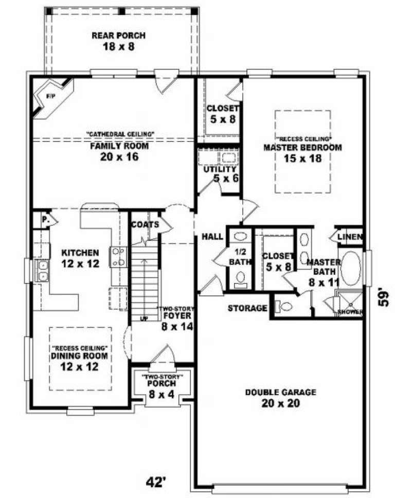 House Plan House Plan #2649 Drawing 1