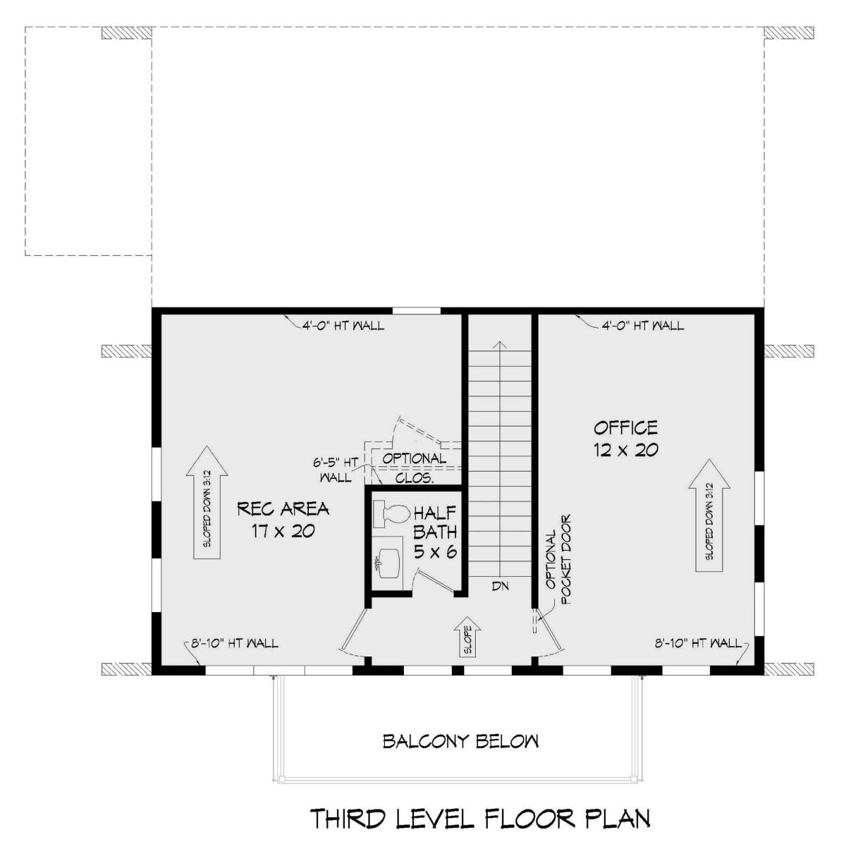 Third Floor for House Plan #940-00458
