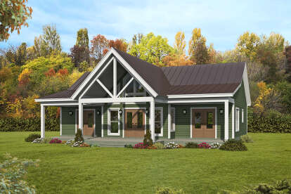 Country House Plan #940-00460 Elevation Photo