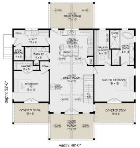 Main Floor for House Plan #940-00460