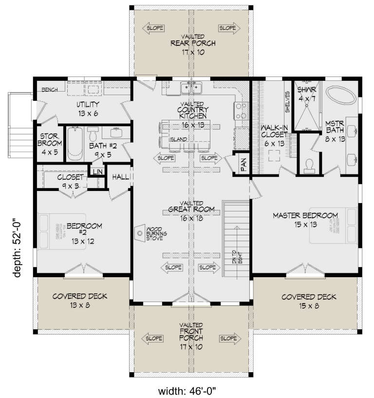 House Plan House Plan #26499 Drawing 1