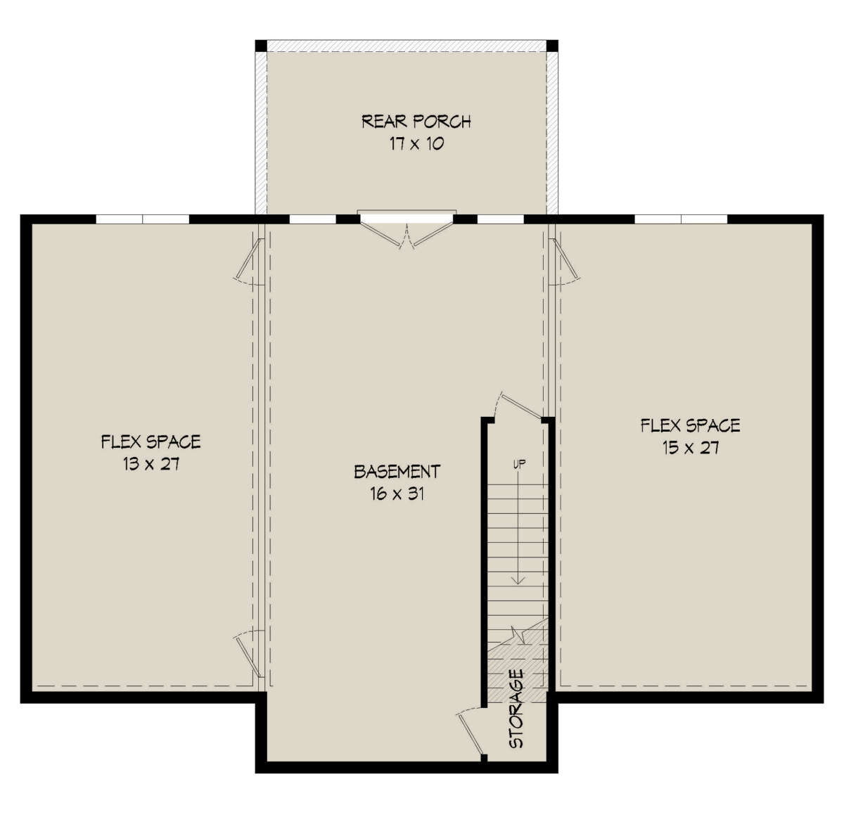 Basement for House Plan #940-00460