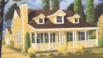 3 Bed, 2 Bath, 1678 Square Foot House Plan - #033-00060