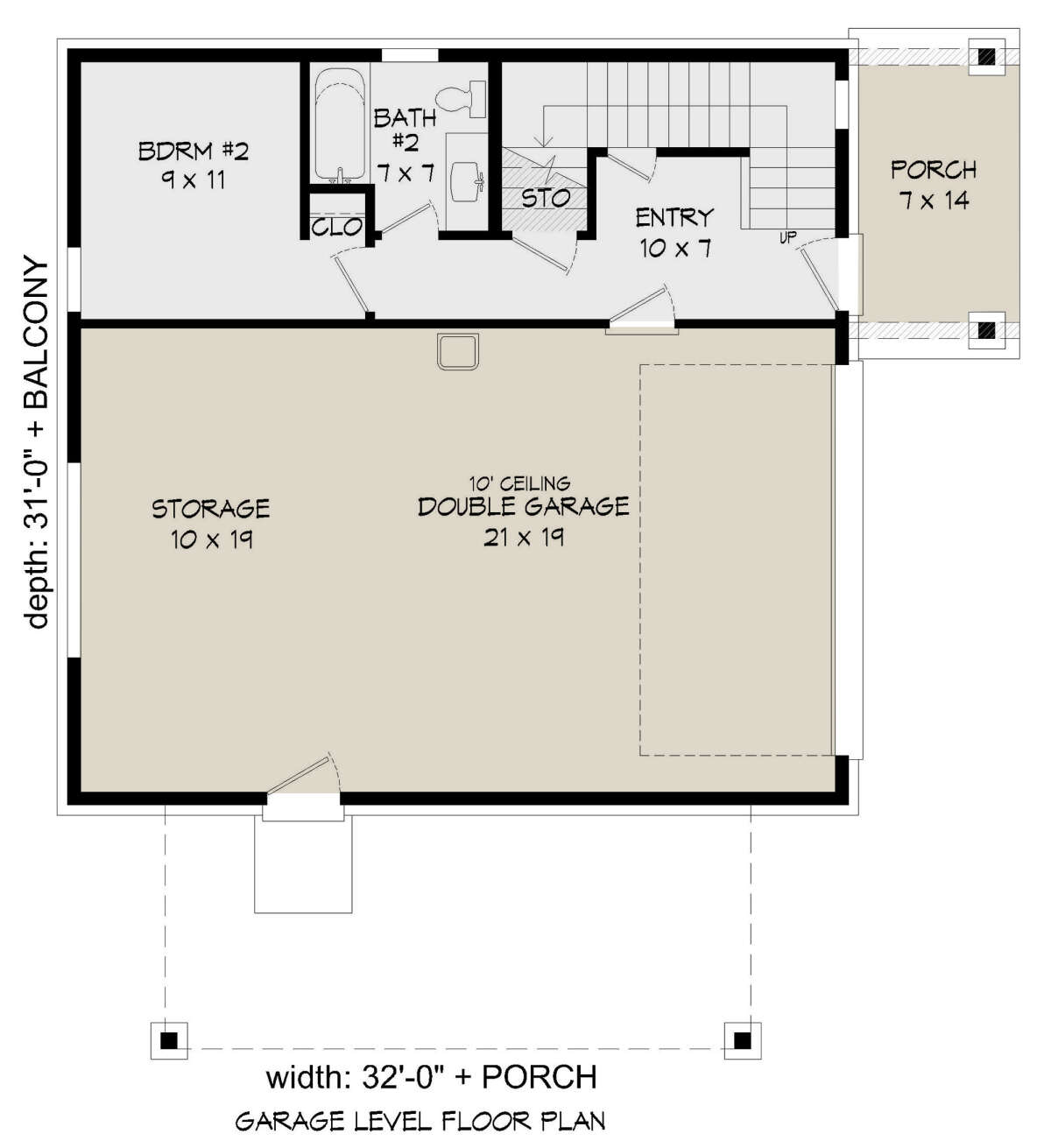 First Floor for House Plan #940-00461