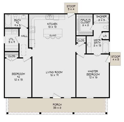 House Plan House Plan #26501 Drawing 1