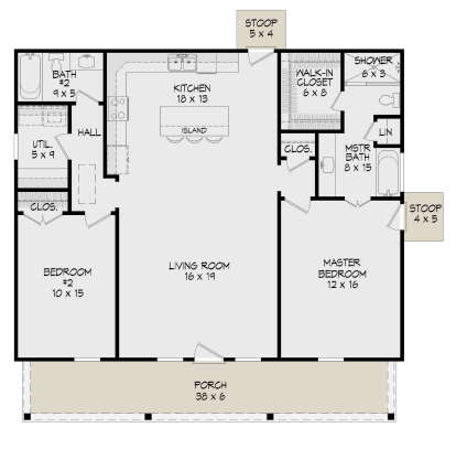 House Plan House Plan #26501 Drawing 1