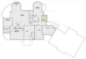 Basement for House Plan #8768-00045
