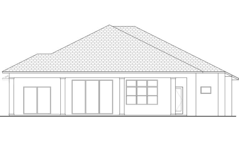 Contemporary House Plan #5565-00141 Elevation Photo