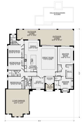 Main Floor  for House Plan #5565-00141