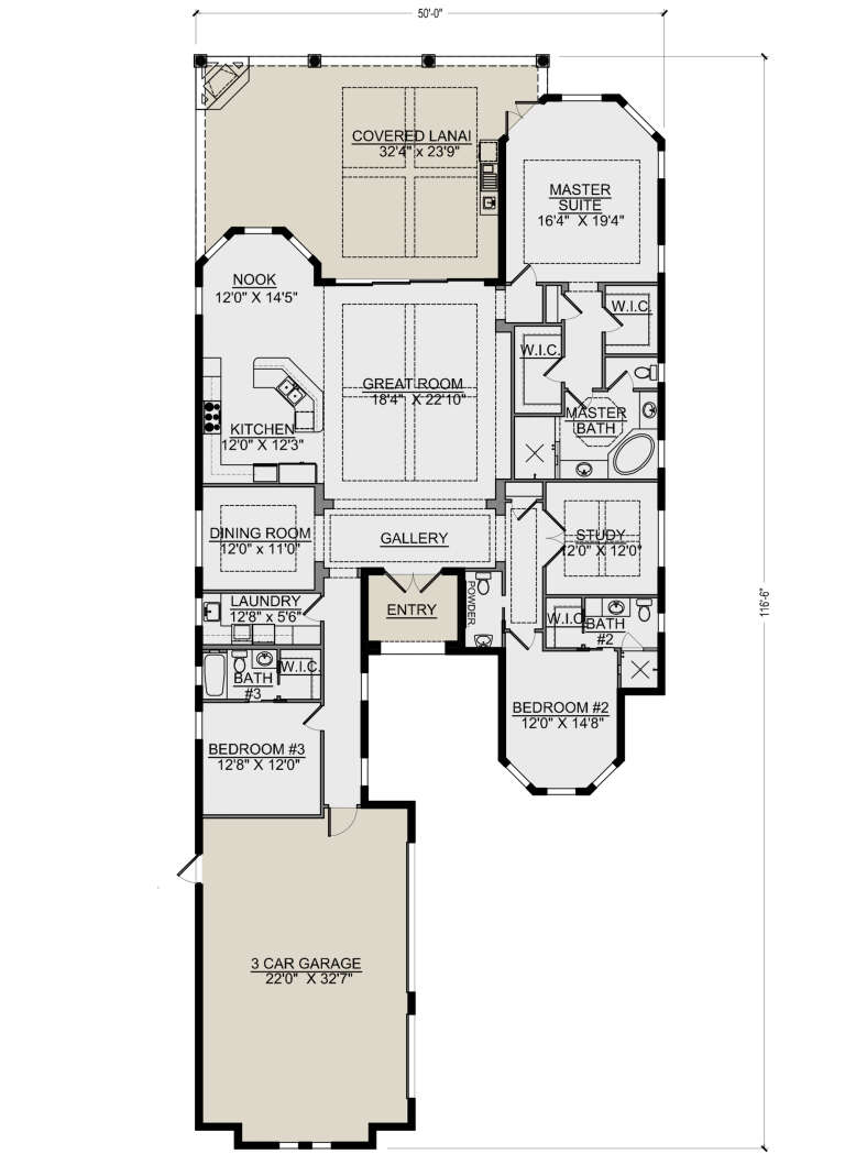 House Plan House Plan #26508 Drawing 1