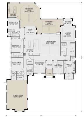 Main Floor  for House Plan #5565-00144