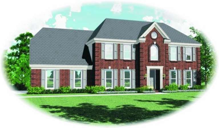 French Country House Plan #053-00336 Elevation Photo