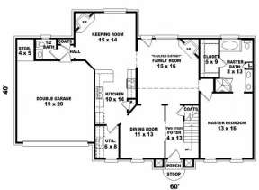 First Floor for House Plan #053-00336