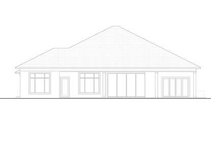 Contemporary House Plan #5565-00145 Elevation Photo