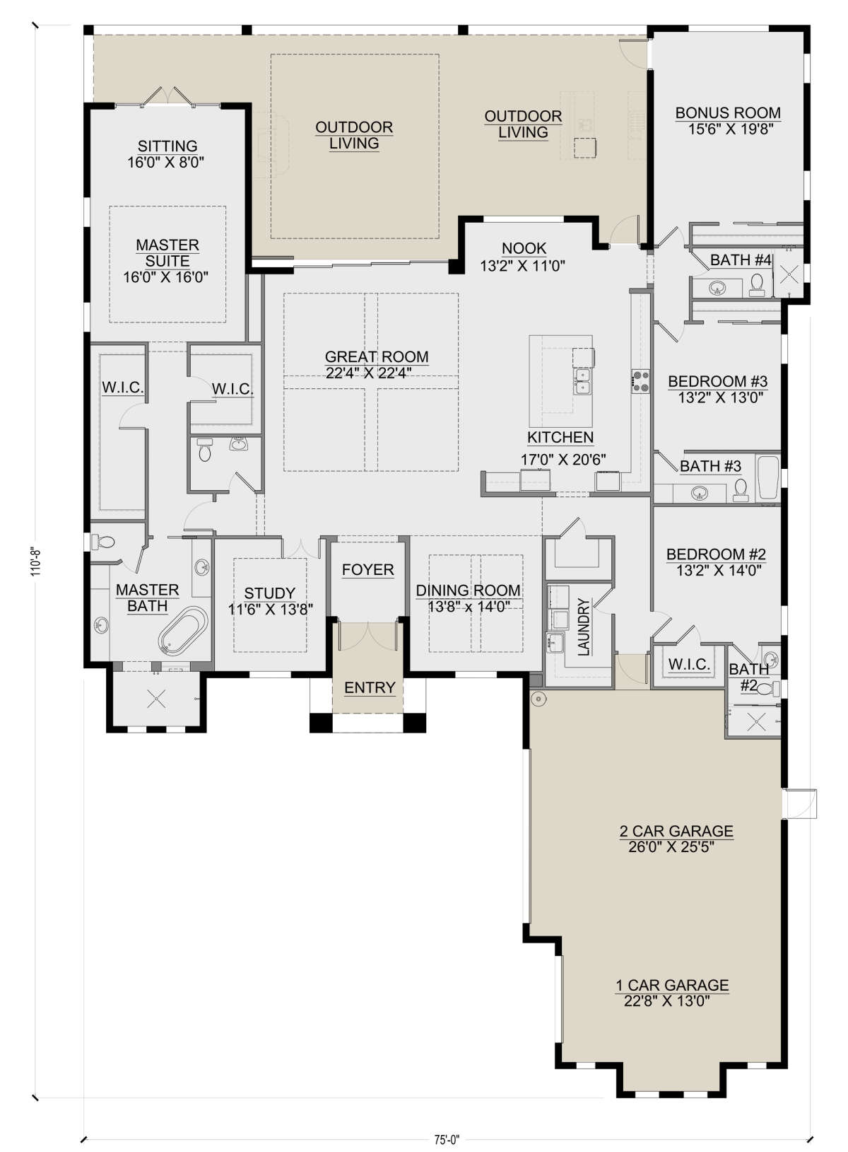 Main Floor  for House Plan #5565-00145