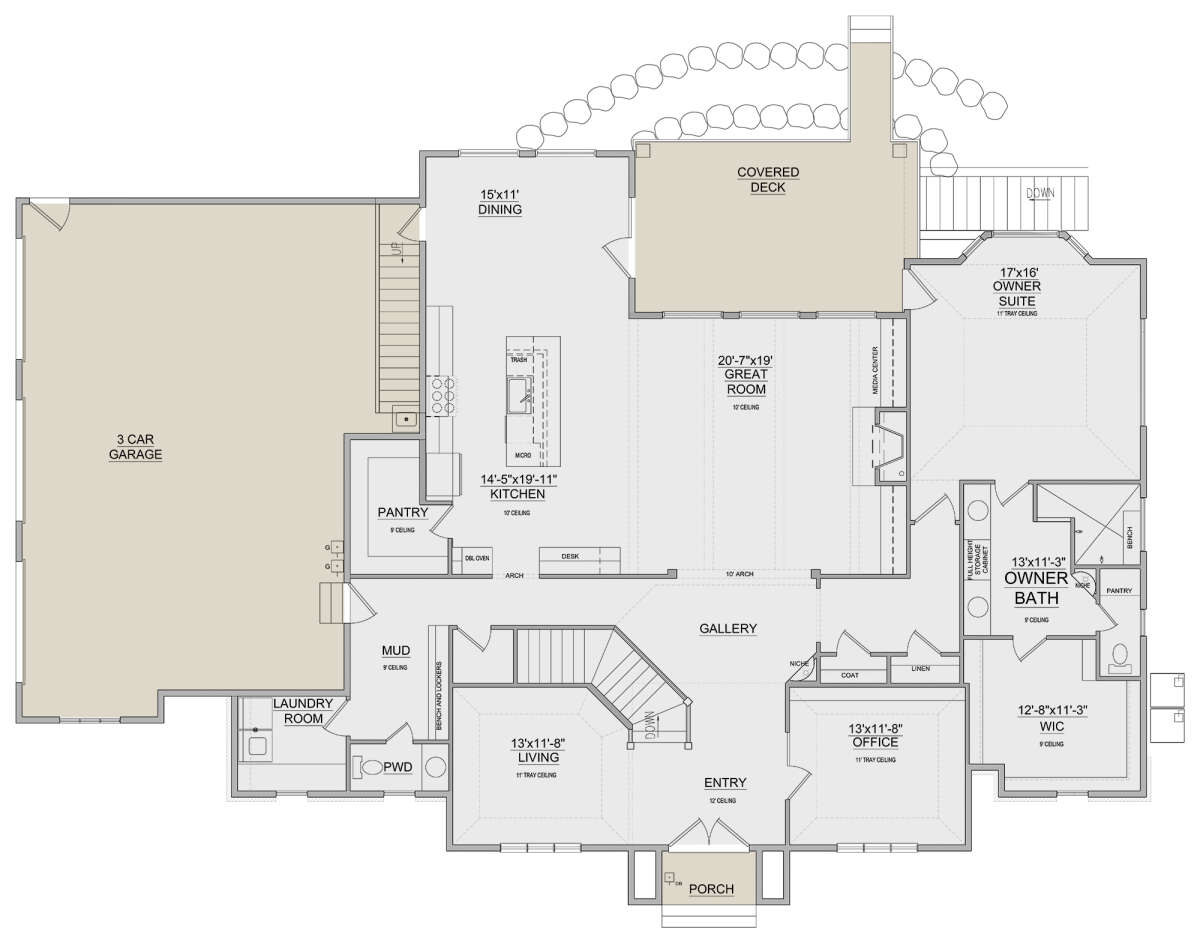 Main Floor  for House Plan #8768-00047