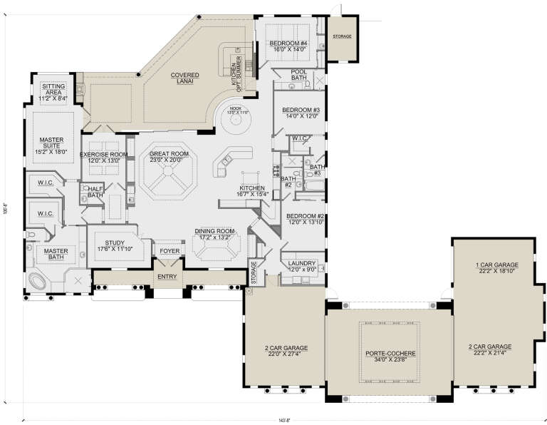 House Plan House Plan #26512 Drawing 1
