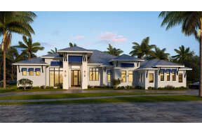Contemporary House Plan #5565-00147 Elevation Photo