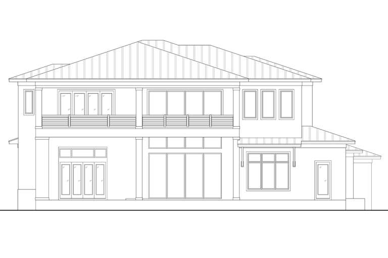 Contemporary House Plan #5565-00149 Elevation Photo