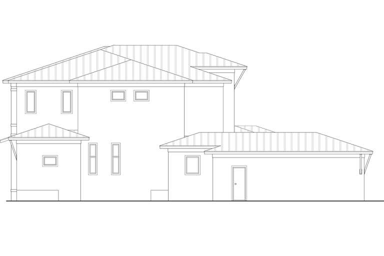Contemporary House Plan #5565-00149 Elevation Photo