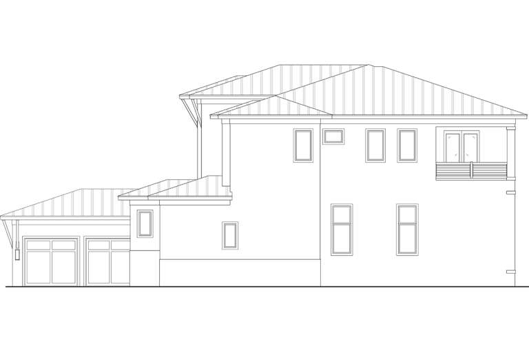 Contemporary House Plan #5565-00149 Elevation Photo