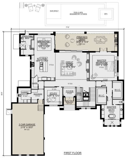 Main Floor  for House Plan #5565-00149
