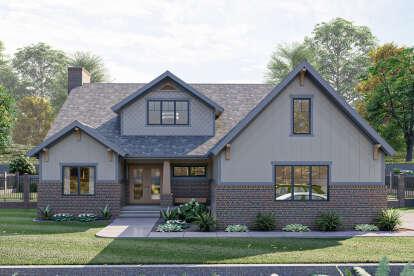 Craftsman House Plan #963-00641 Elevation Photo