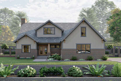 Craftsman House Plan #963-00641 Elevation Photo