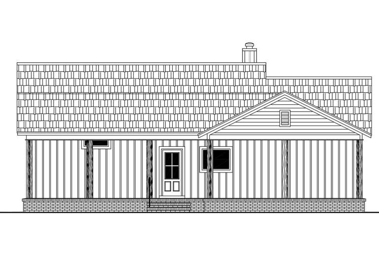 Craftsman House Plan #348-00305 Elevation Photo