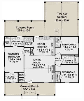 Main Floor for House Plan #348-00305