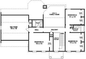 Second Floor for House Plan #053-00337