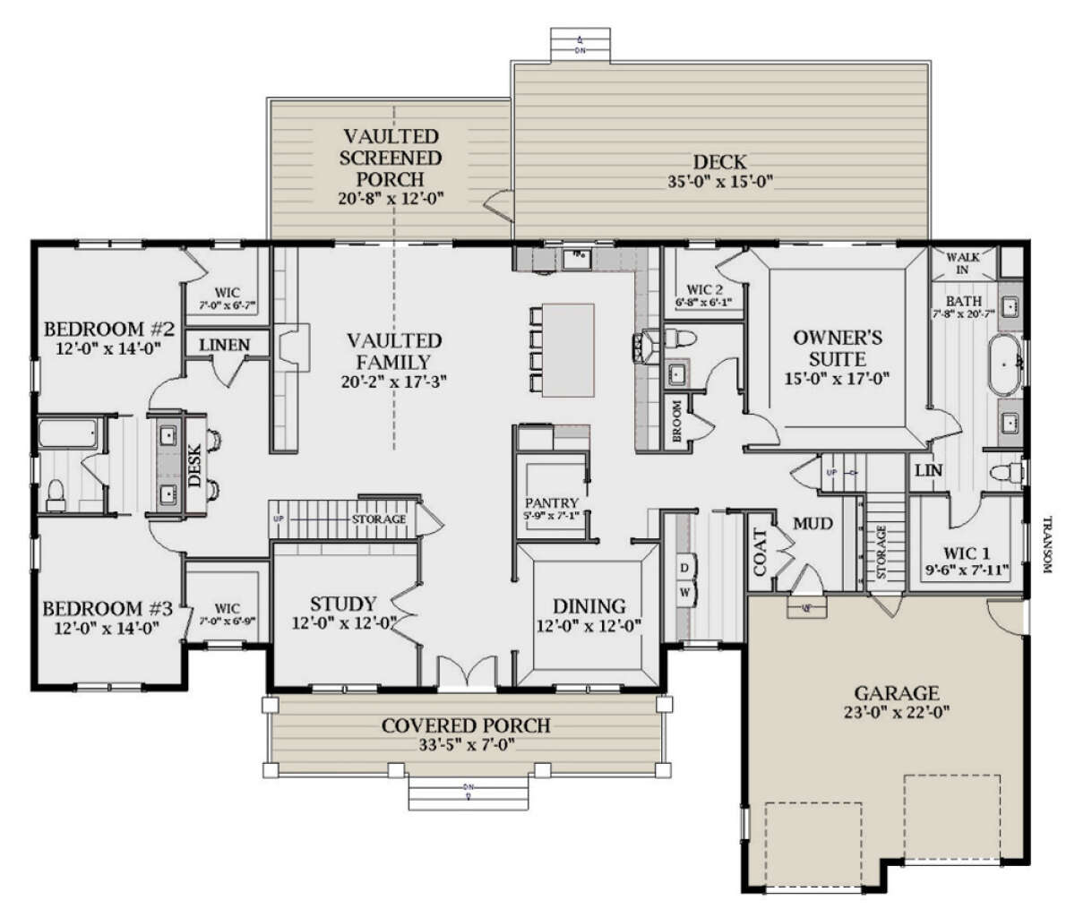Main Floor  for House Plan #6849-00118