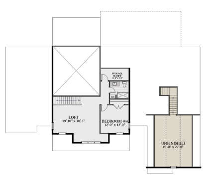 Second Floor for House Plan #6849-00118