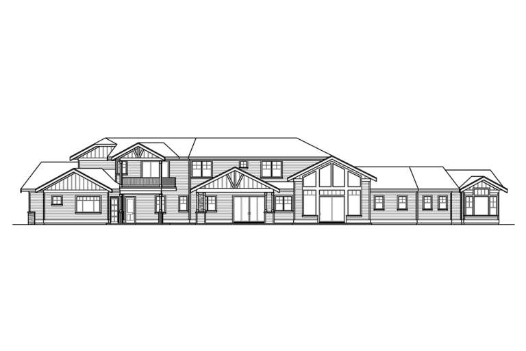 Craftsman House Plan #035-00992 Elevation Photo