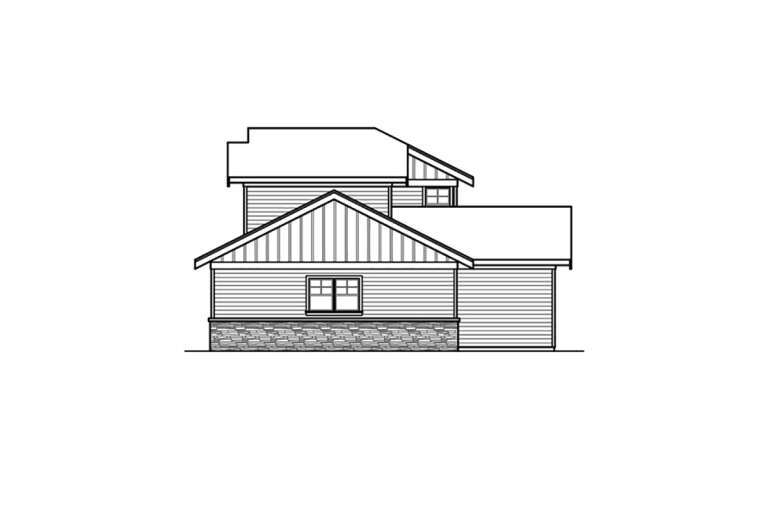 Craftsman House Plan #035-00992 Elevation Photo