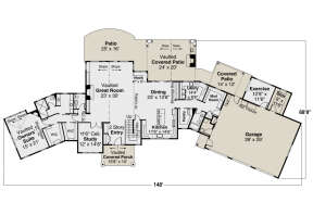 Main Floor  for House Plan #035-00992