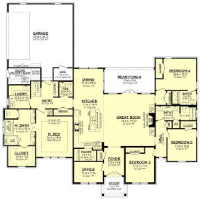Main Floor  for House Plan #041-00267