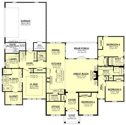 House Plan House Plan #26523 Drawing 1