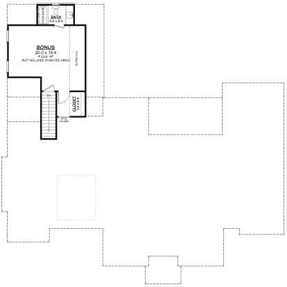 Bonus Room for House Plan #041-00267