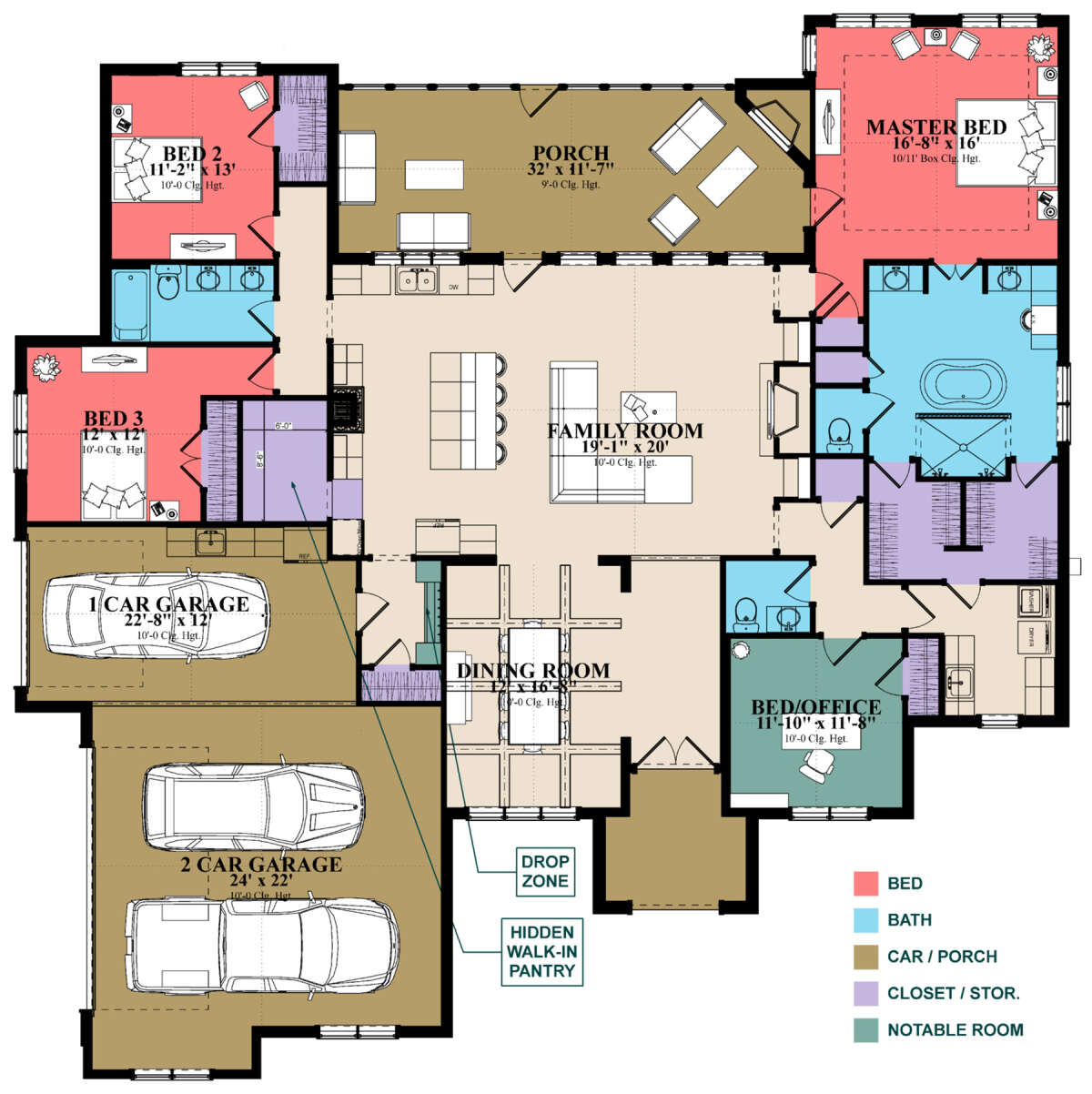 Main Floor  for House Plan #1070-00303
