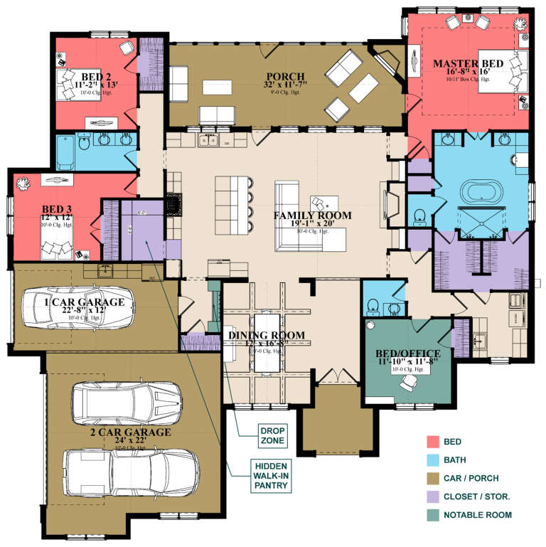 House Plan House Plan #26525 Drawing 1