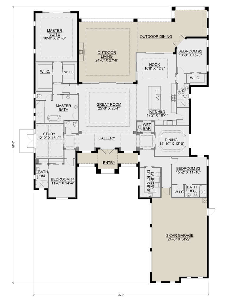 House Plan House Plan #26526 Drawing 1