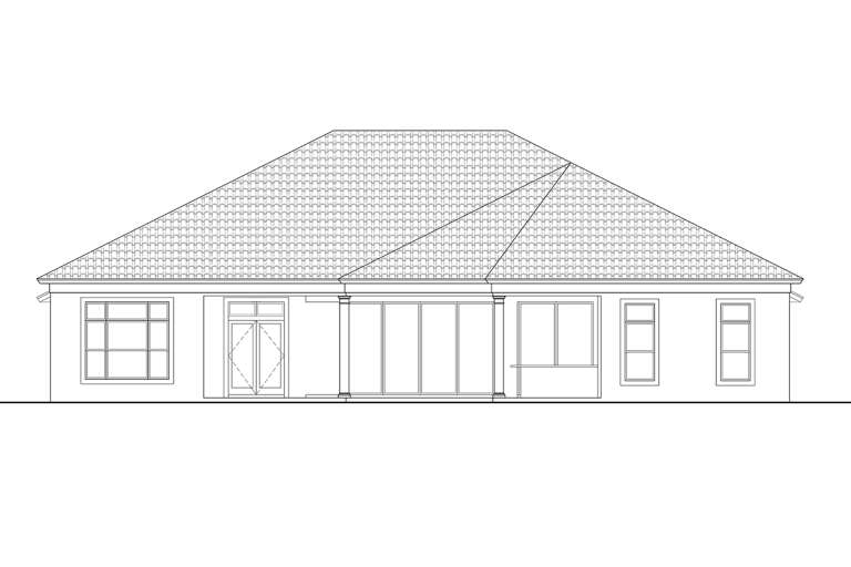 Contemporary House Plan #5565-00151 Elevation Photo